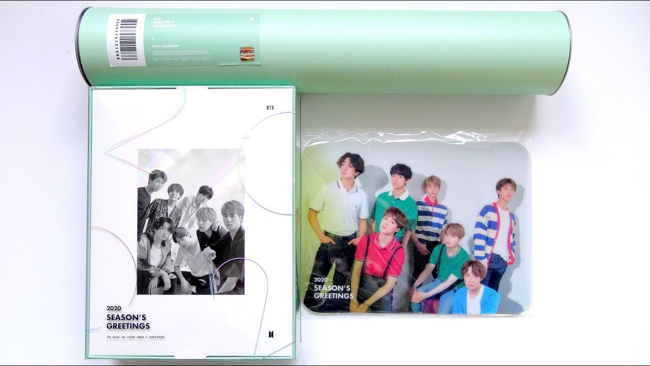 UNBOXING BTS 2020 SEASON'S GREETINGS - YouTube