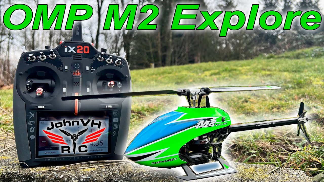OMP Hobby M2 Explore Electric Helicopter Unboxing and FLYING‬
