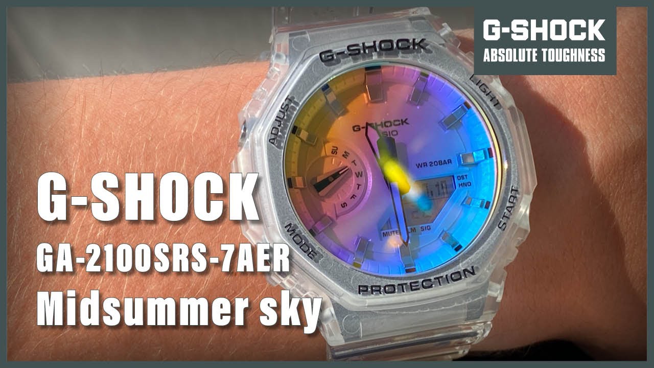 Unboxing the new G-Shock GA-2100SRS-7A - YouTube