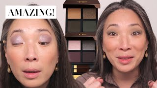 NEW TOM FORD Eye Color Creme Quads in Velours Kaki and Violet