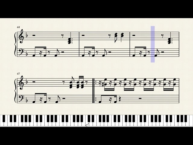 モン・シロ/岡村靖幸（ピアノ楽譜） - YouTube