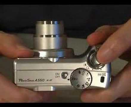 Cameras.co.uk Guide to the Canon Powershot A550 - YouTube