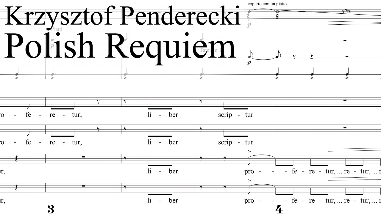 Krzysztof Penderecki - Emanations for Double String Orchestra