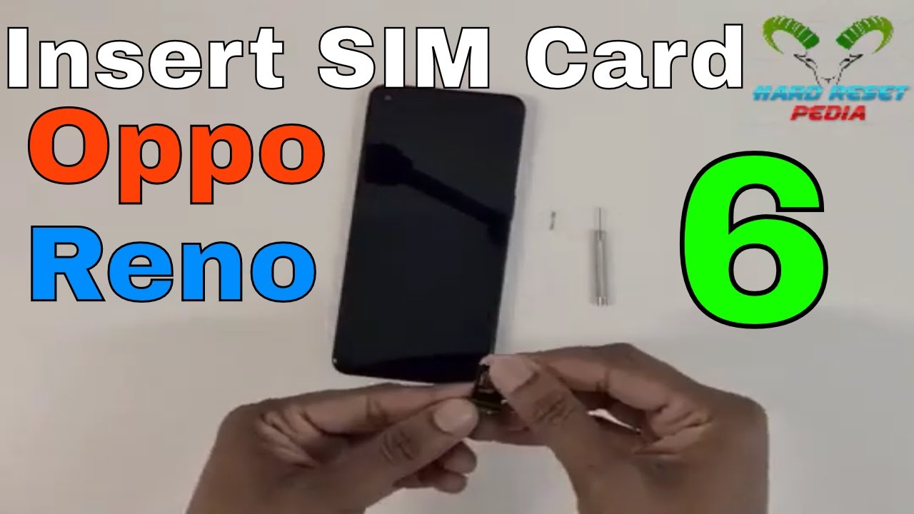 OPPO Reno6 5G Insert The SIM card - YouTube