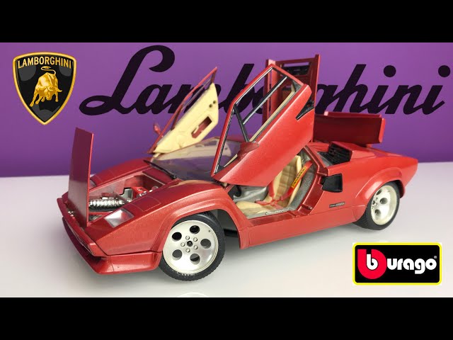 1:18 Lamborghini Countach - Bburago (made in Italy) - YouTube