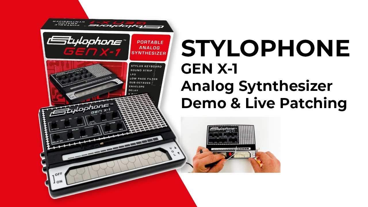 Stylophone GEN X-1 - Synth Demo, Basic Synthesis Tutorial, & Live