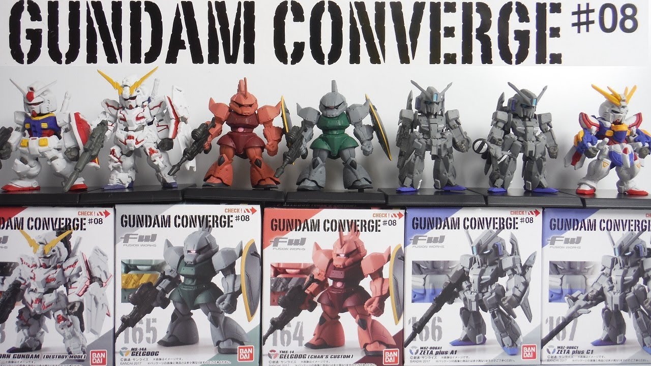 FW GUNDAM CONVERGE #08 全7種 開封 FW ガンダム コンバージ8 Z