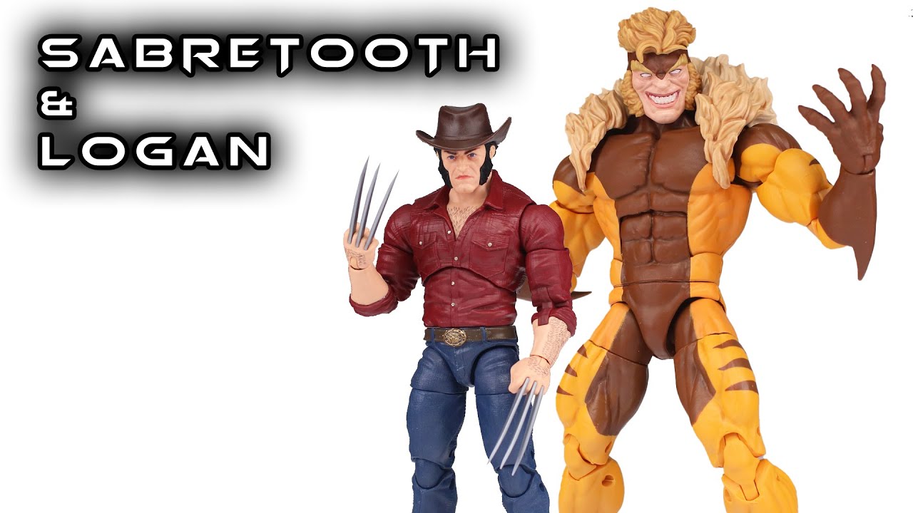 Marvel Legends SABRETOOTH & LOGAN Wolverine 50th Anniversary 2