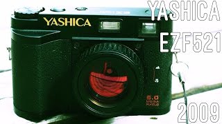 デジカメレビュー】YASHICA EZF521 - YouTube