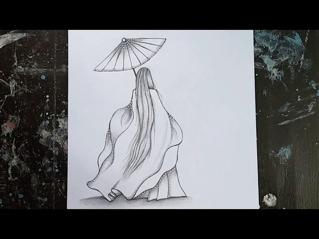 Part - 1 // How to draw Japanese Girl - pencil sketch - YouTube