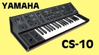 YAMAHA CS-10 レビュー アナログモノフィックシンセサイザー | DTM機器