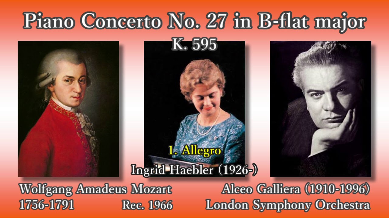 Mozart: Piano Concerto No. 27, Haebler & Galliera (1966