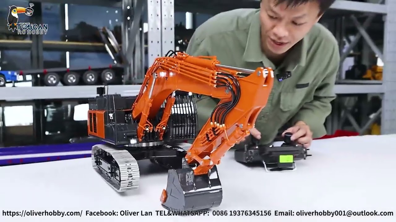 Unbox Detailed review of new LESU hitachi ZX490 RC hydraulic