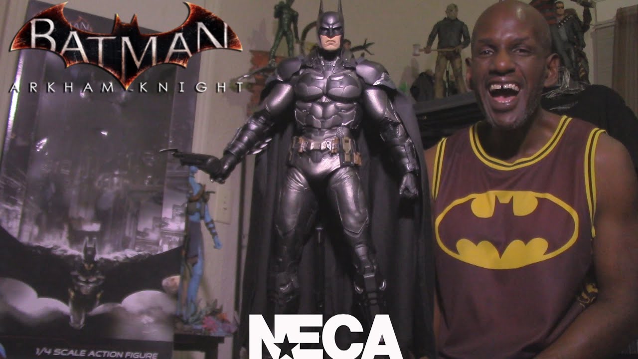 NECA Batman: Arkham Knight 1/4 Batman Figure Review - YouTube