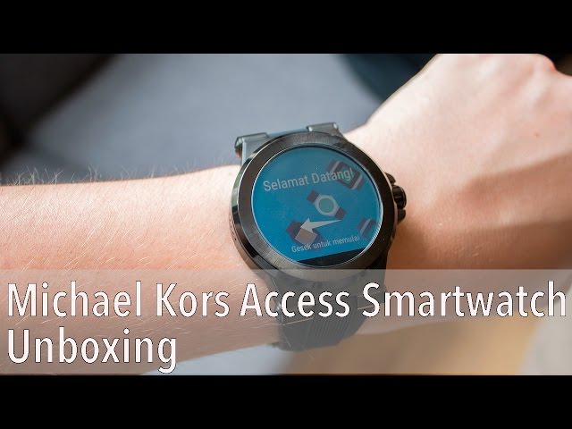 Michael Kors Access smartwatch unboxing! - YouTube