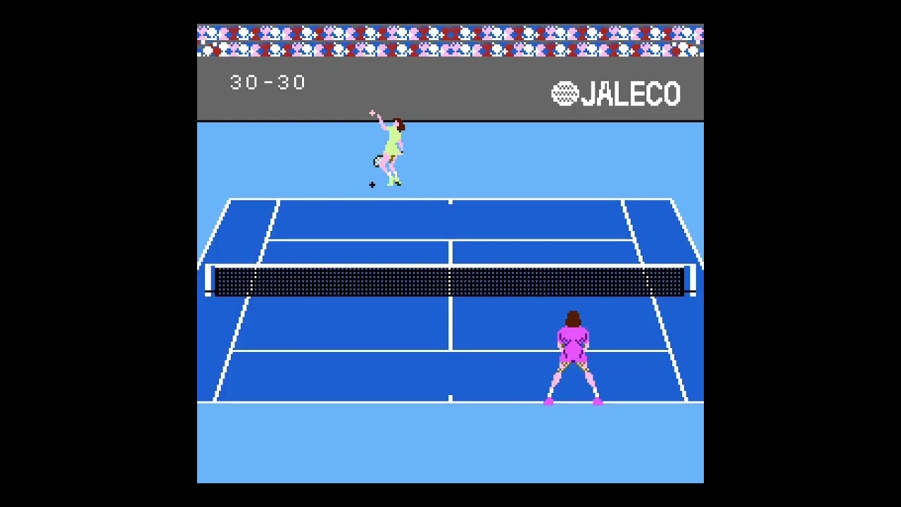 1988/1-6】燃えろ!!プロテニス【FC】 - YouTube