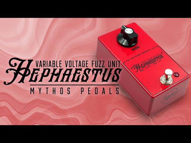 Mythos Pedals Hephaestus Variable Voltage Fuzz Unit | Black Friday