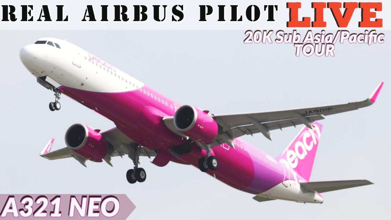 Back in the NEO | Real A321 NEO Captain LIVE | Peach Air! | Korea