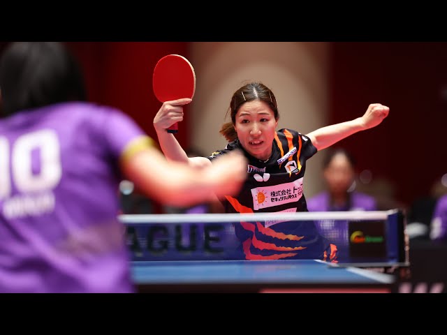 京都カグヤライズ vsトップおとめピンポンズ名古屋 ノジマTリーグ2024