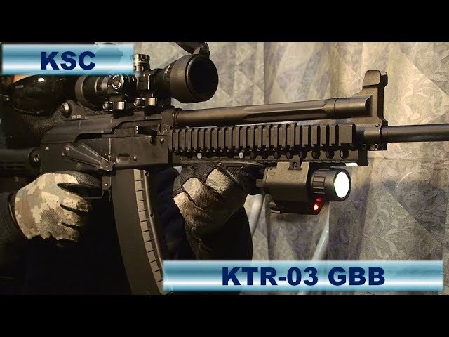 KSC KTR-03 GBB レビュー＆実射 - YouTube