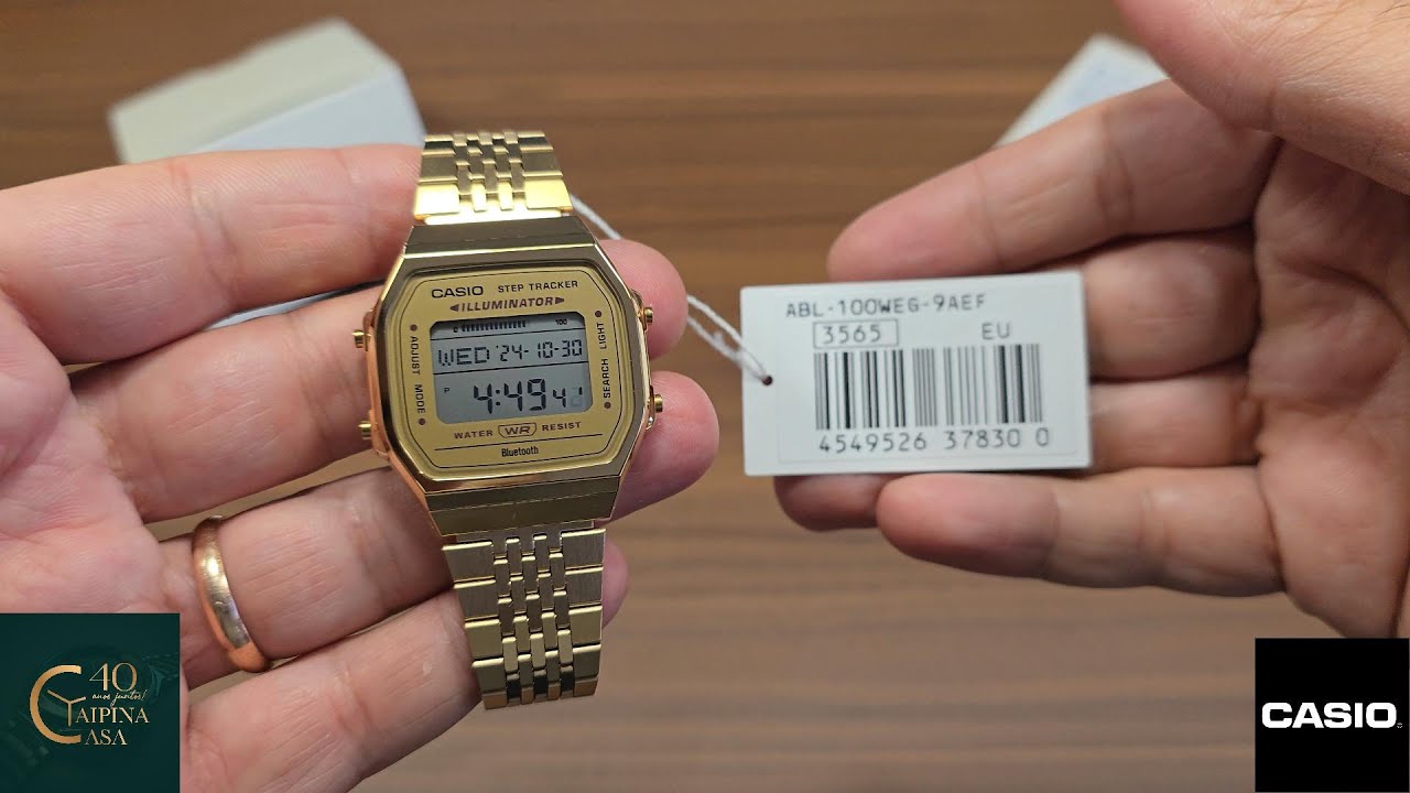 Casio ABL-100WEG-9A now with Bluetooth - YouTube