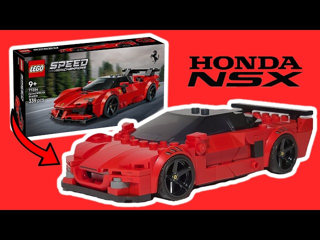 77254 Honda NSX - Lego Speed Champions Alternative MOC Tutorial
