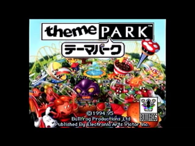 SFC「テーマパーク」で遊園地を作る！①【初見プレイ・ゲーム女子