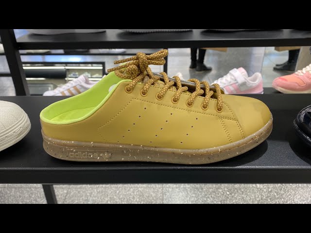 Adidas Stan Smith Plant & Grow Mules (Golden Beige/Golden Beige