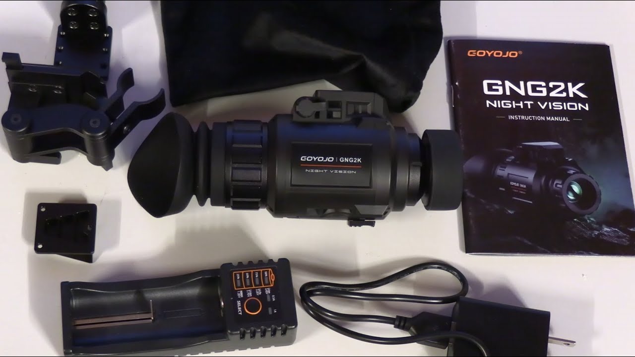 Trying The Goyojo GNG2K Night Vision Monocular Underground - YouTube