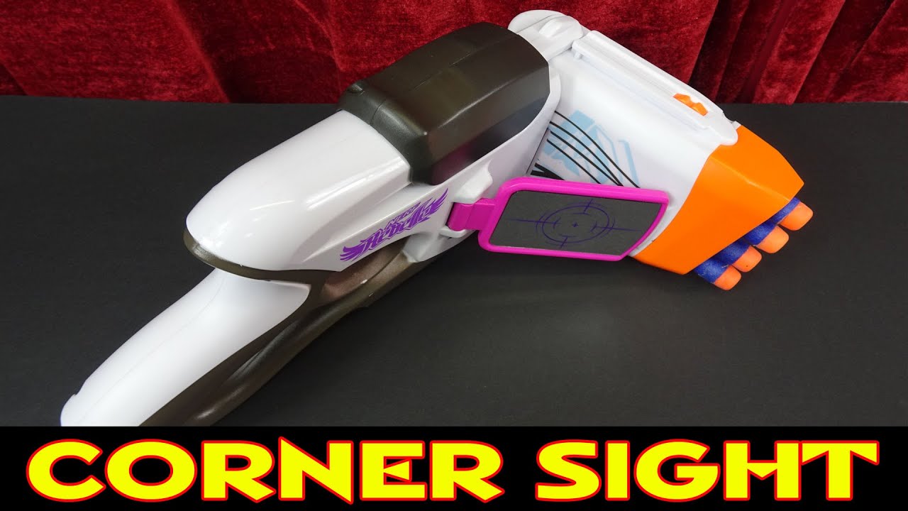 NERF REBELLE CORNER SIGHT BLASTER  der schießt ums Eck-Blaster