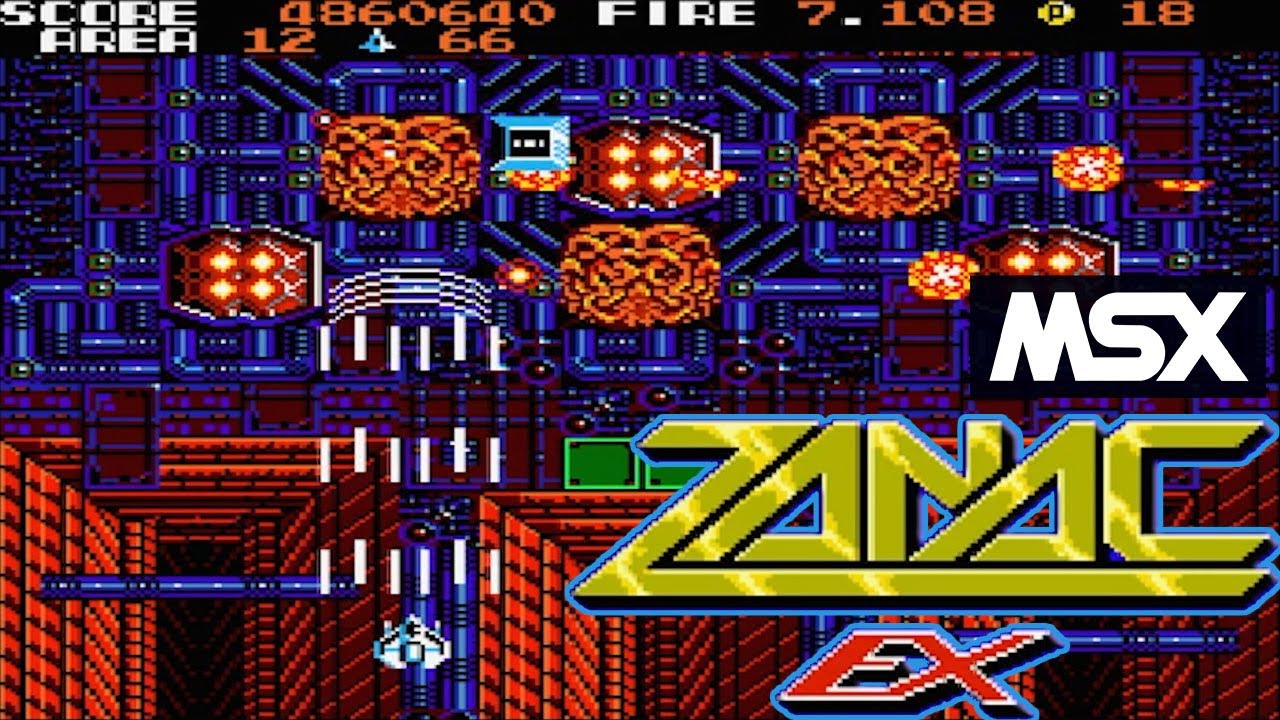 MSX ザナック EX / Zanac Ex - Full Game - YouTube