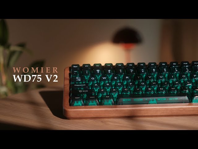 Womier WD75 V2 | The Beautiful Walnut Wooden Keyboard - YouTube