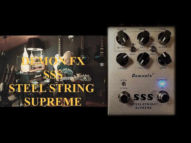 DEMONFX - SSS - Steel String Supreme [ sound check ] Power chords
