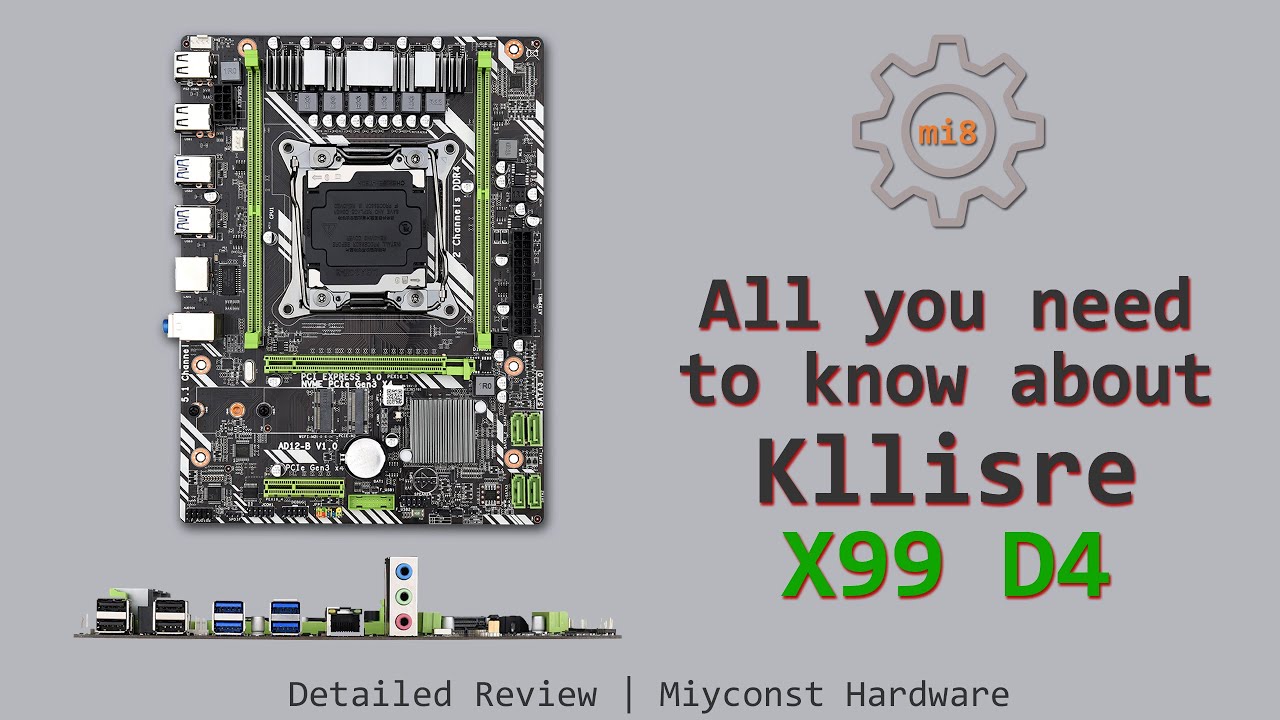 🇬🇧 Detailed review of Kllisre X99 D4 LGA 2011-3 | CPU