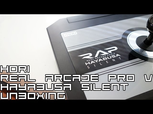 HORI Real Arcade Pro V Hayabusa Silent Fight Stick Unboxing - YouTube