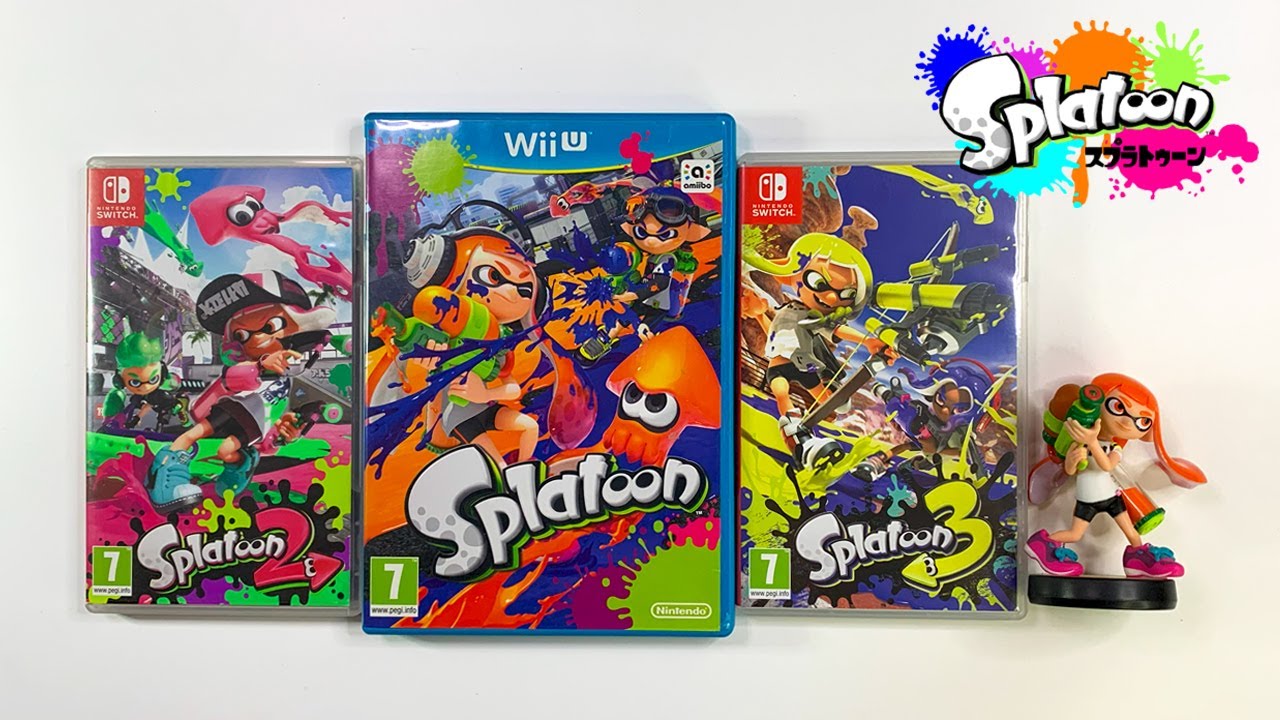My Splatoon Games Collection (Nintendo Wii U & Switch OLED) - YouTube