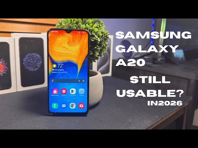Samsung Galaxy A20 In 2026. Still Usable? Unboxing, Setup, And