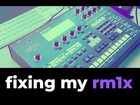 fixing things: YAMAHA RM1X (+retrobright fix) - YouTube