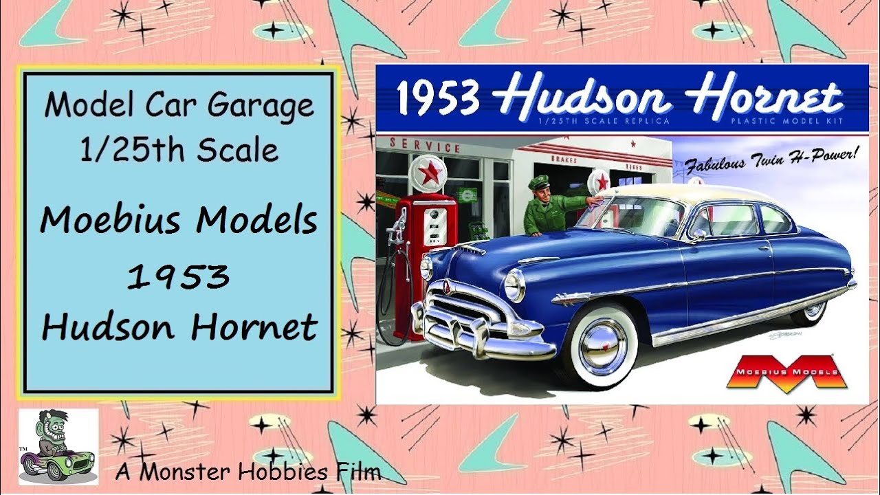 Model Car Garage - The Moebius 1953 Hudson Hornet Model Car Kit