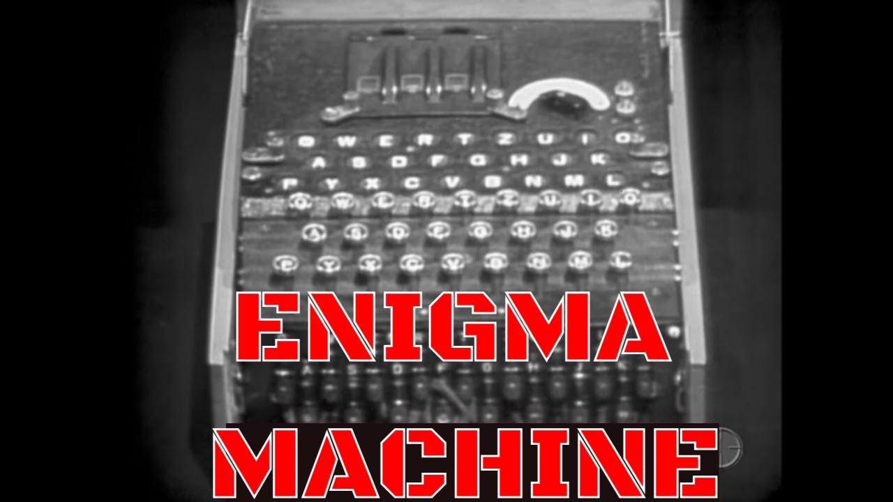 DEMONSTRATION OF GERMAN ENIGMA MACHINE WWII SECRET CODE DEVICE