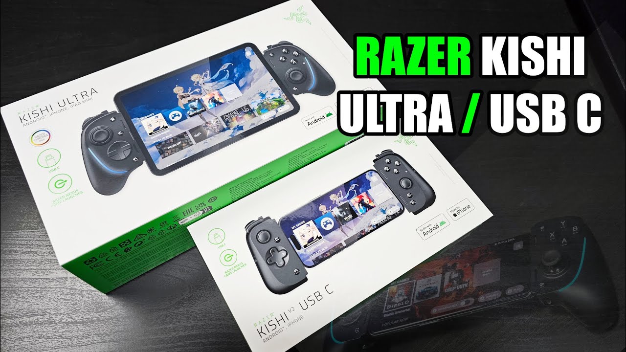 UNBOXING - RAZER KISHI ULTRA & V2 USB C - YouTube