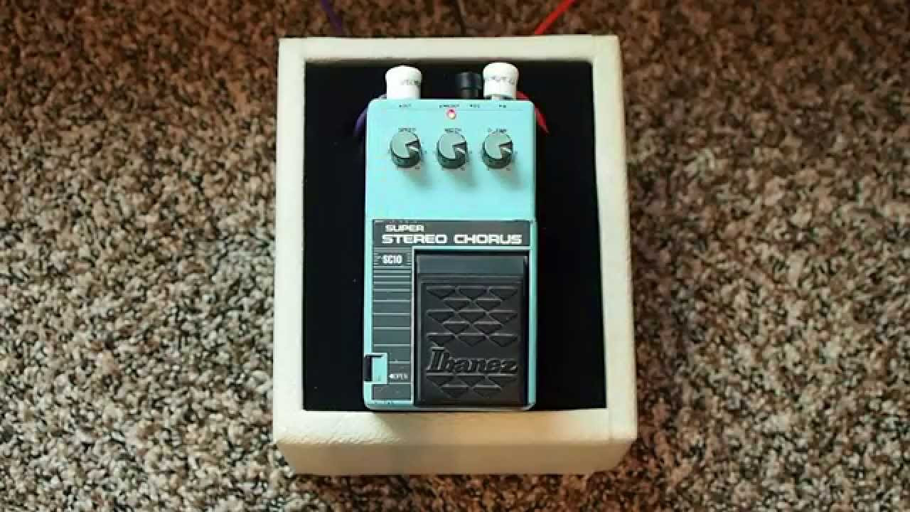 Ibanez SC10 Super Stereo Chorus Demo - YouTube