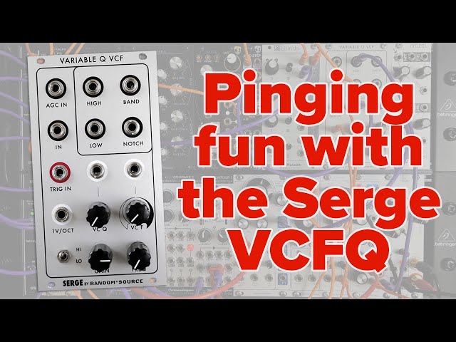 Filter ping sequencer patch breakdown | Serge VCFQ & Joranalogue
