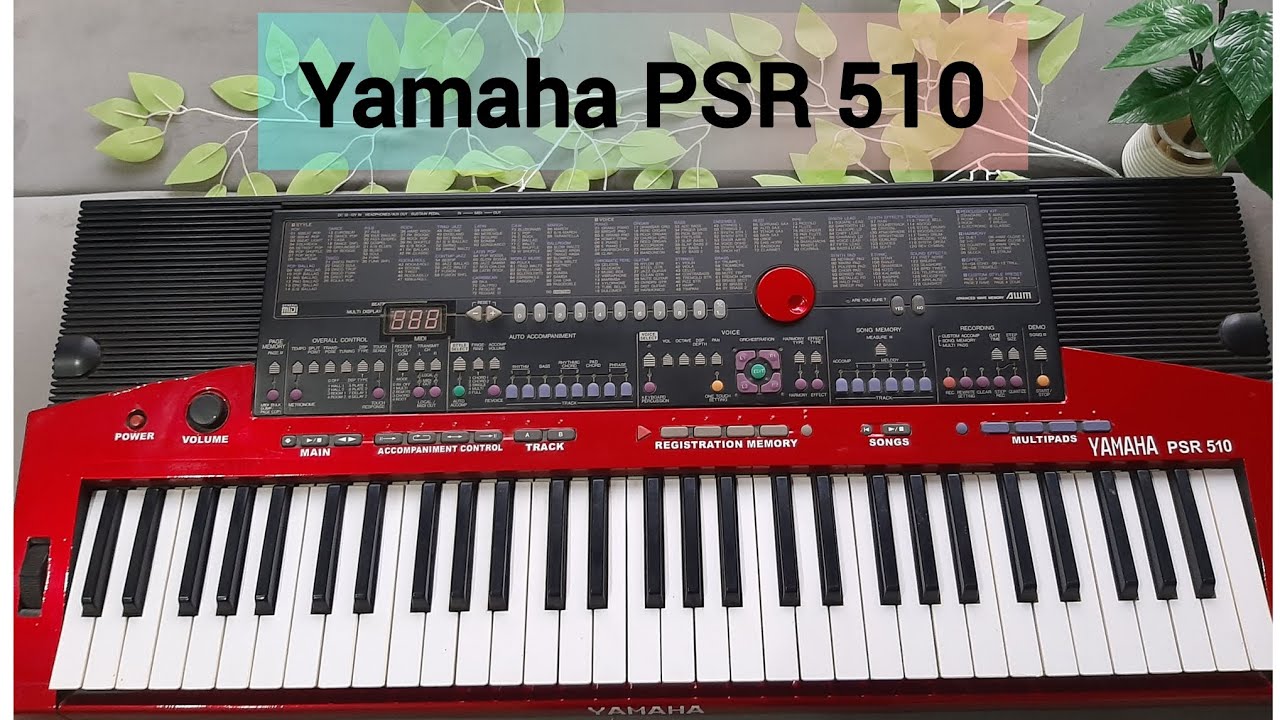 Yamaha PSR-510 61鍵盤キーボード Yamaha PSR-510 Synthesizer