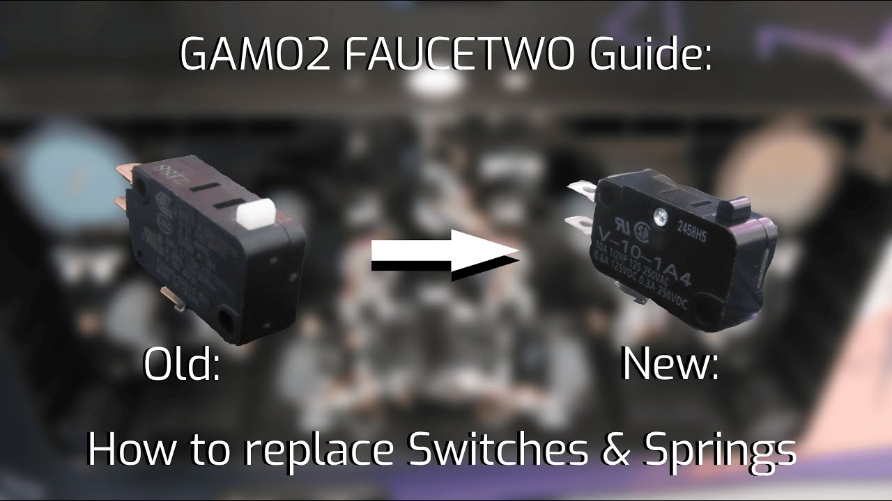 How to replace springs & switches | gamo2 FAUCETWO - YouTube