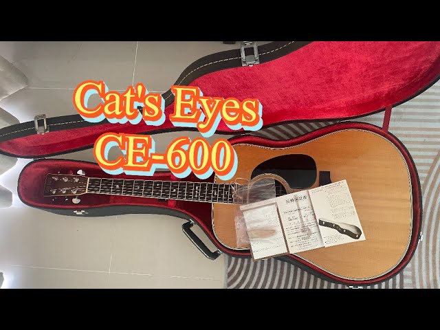 Cat's Eyes CE-600 สภาพสะสม เสียงคุณตะพาบ - YouTube