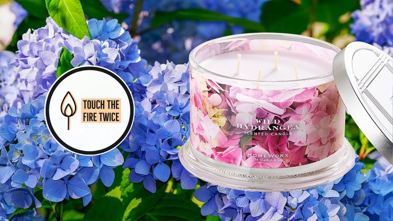 Wild Hydrangea Candle Review | HomeWorx by Slatkin & Co