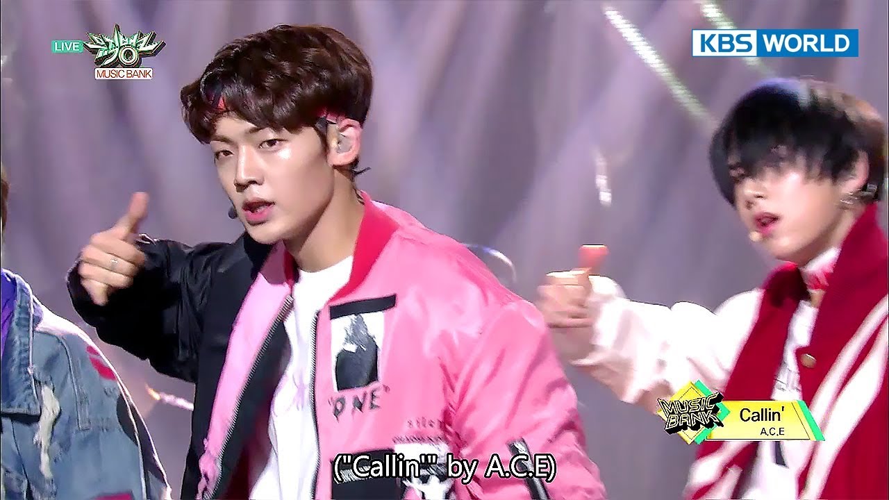 A.C.E - Callin' [Music Bank / 2017.10.27] - YouTube