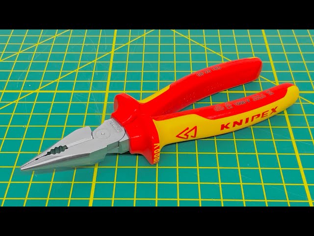 Knipex 08-26-185 Needle Nose Combination Pliers - YouTube