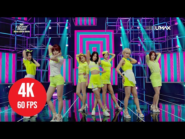 4K LIVE ] AOA - Short Hair - (140710 M! Countdown Girls Girls